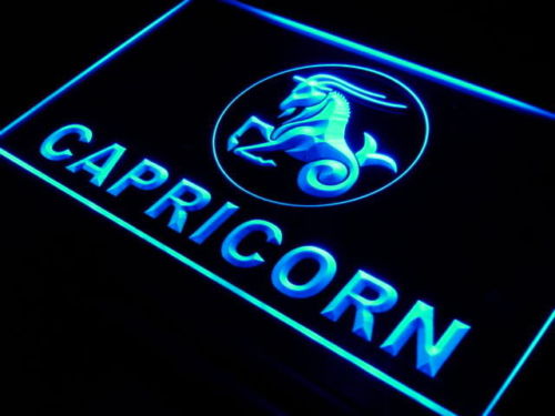 Capricorn Zodiac LED Light Sign